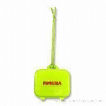 PVC Luggage Tag, Various Colors Available, Measures 11.5 x 11cm